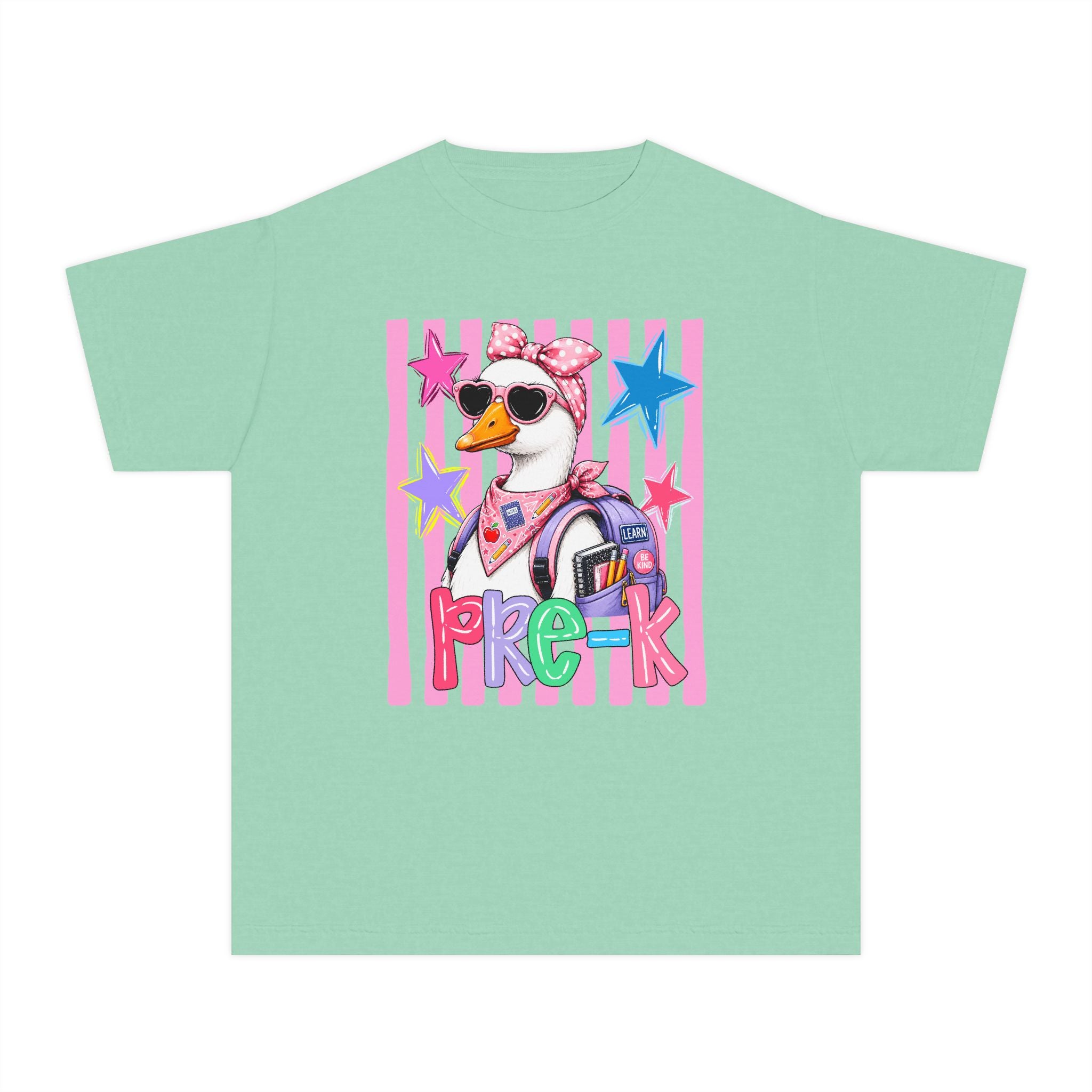Pre-K Girl Duck Kids Tee — Cute Back-to-School Preschool Shirt