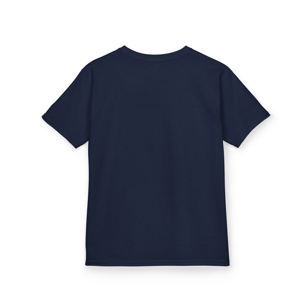 Kinder Camo Kids Tee — 'Kinder' Hex Badge Graphic T-Shirt for Children