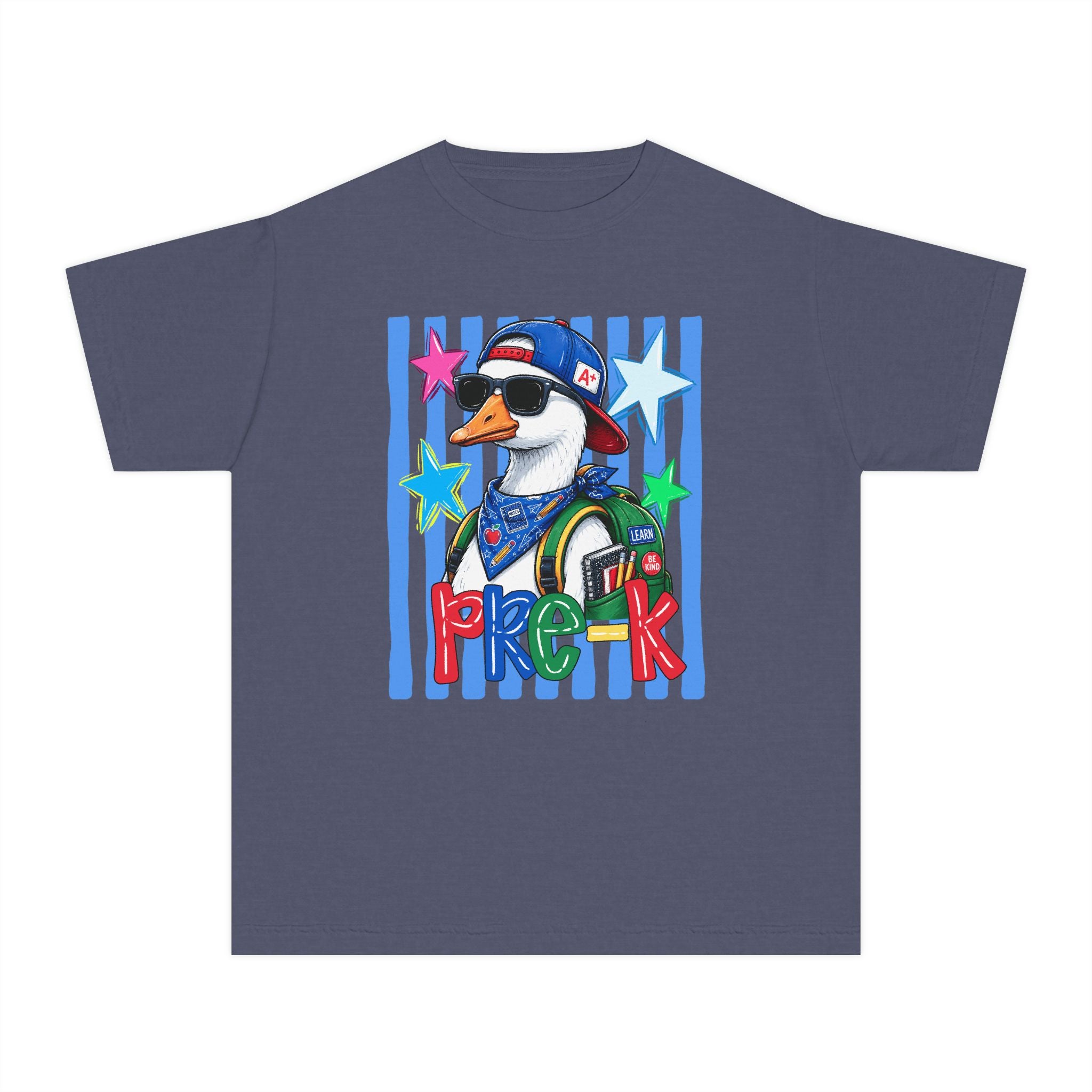 Pre-K Boy Duck Youth T‑Shirt - Cute Back-to-School Shirt for Preschoolers