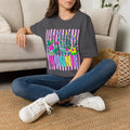 Grandma 'NONNIE' Floral T-Shirt — Colorful Garden Gift for Grandmother