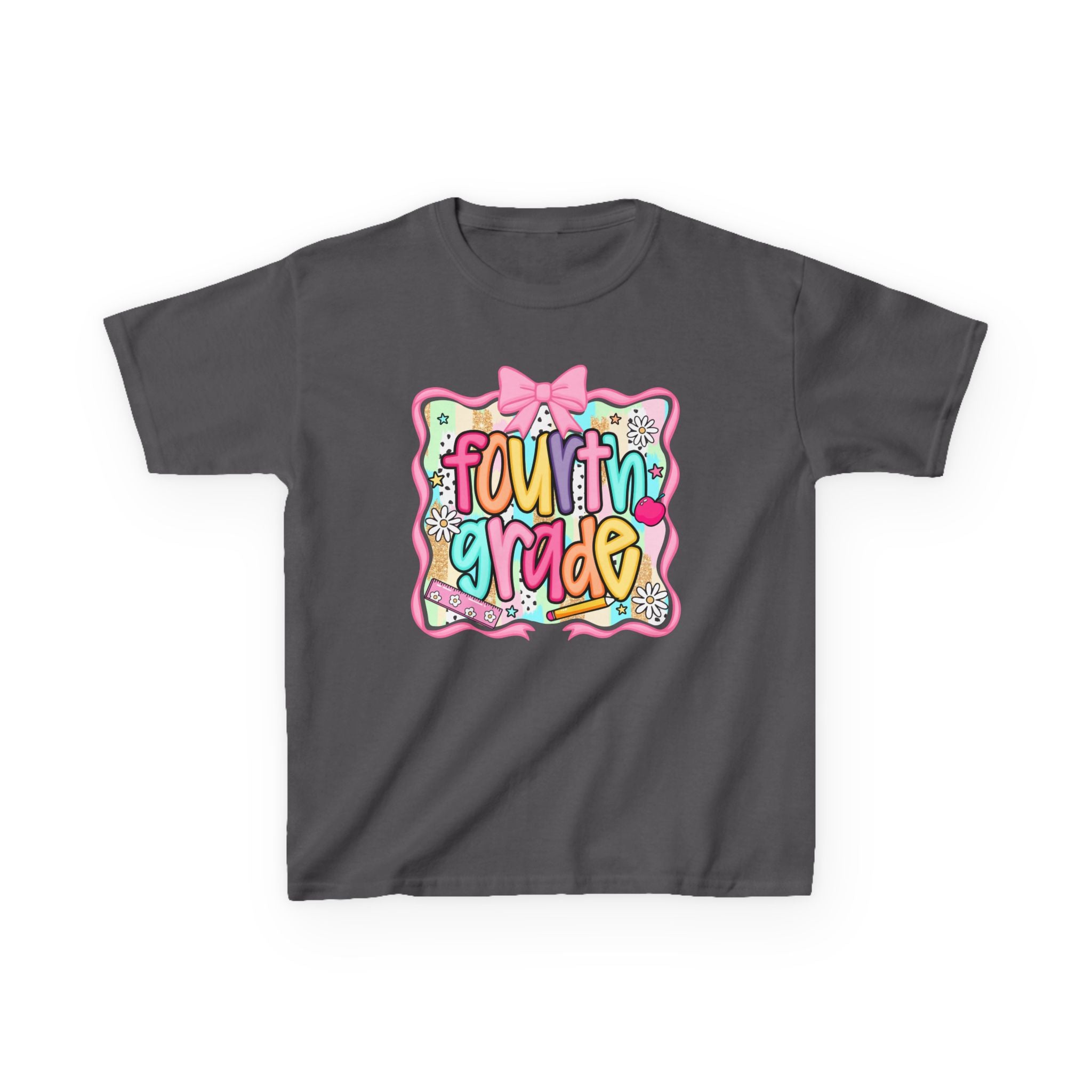 Fourth Grade Kids T-Shirt — Cute Colorful Back-to-School Shirt