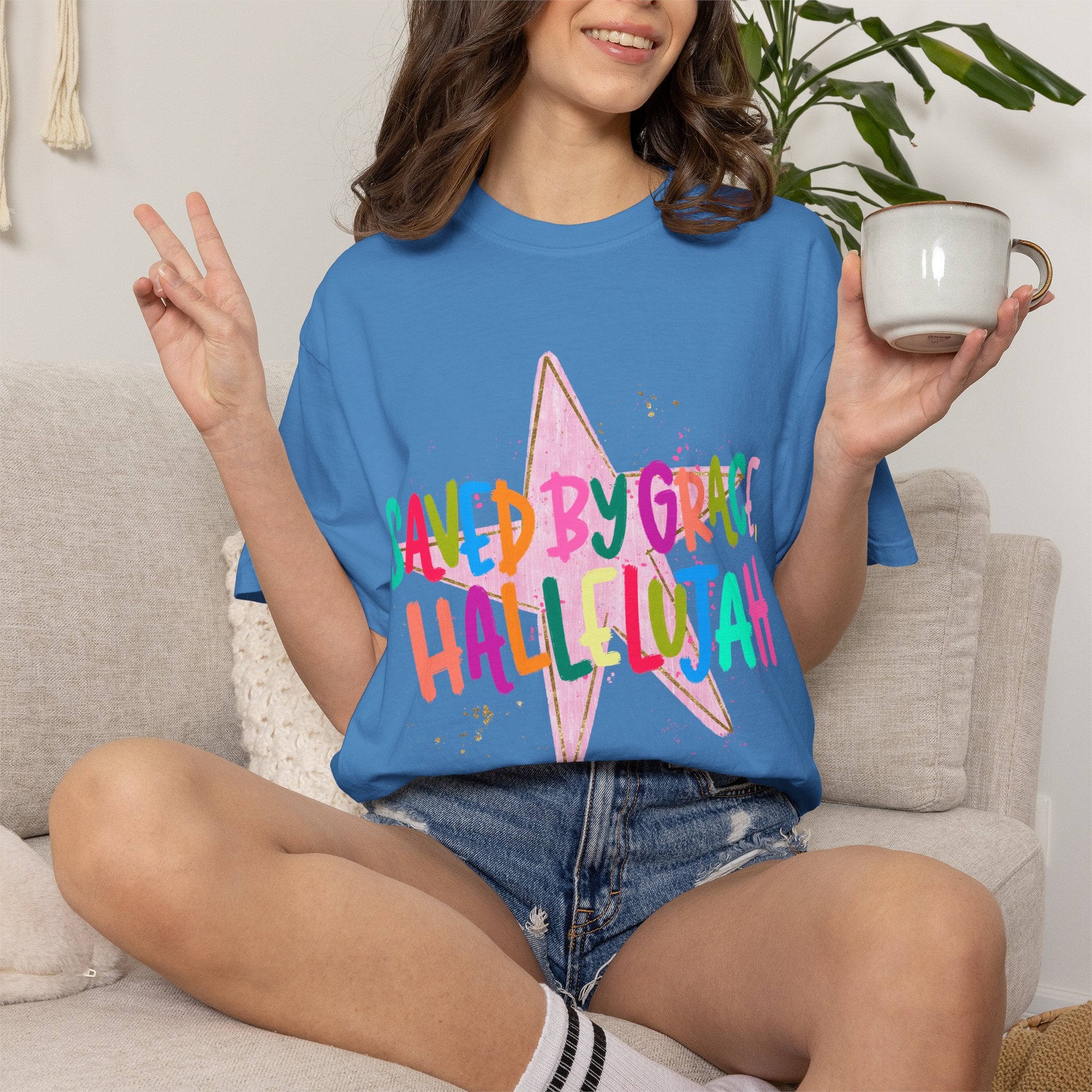 Saved by Grace Hallelujah T-Shirt