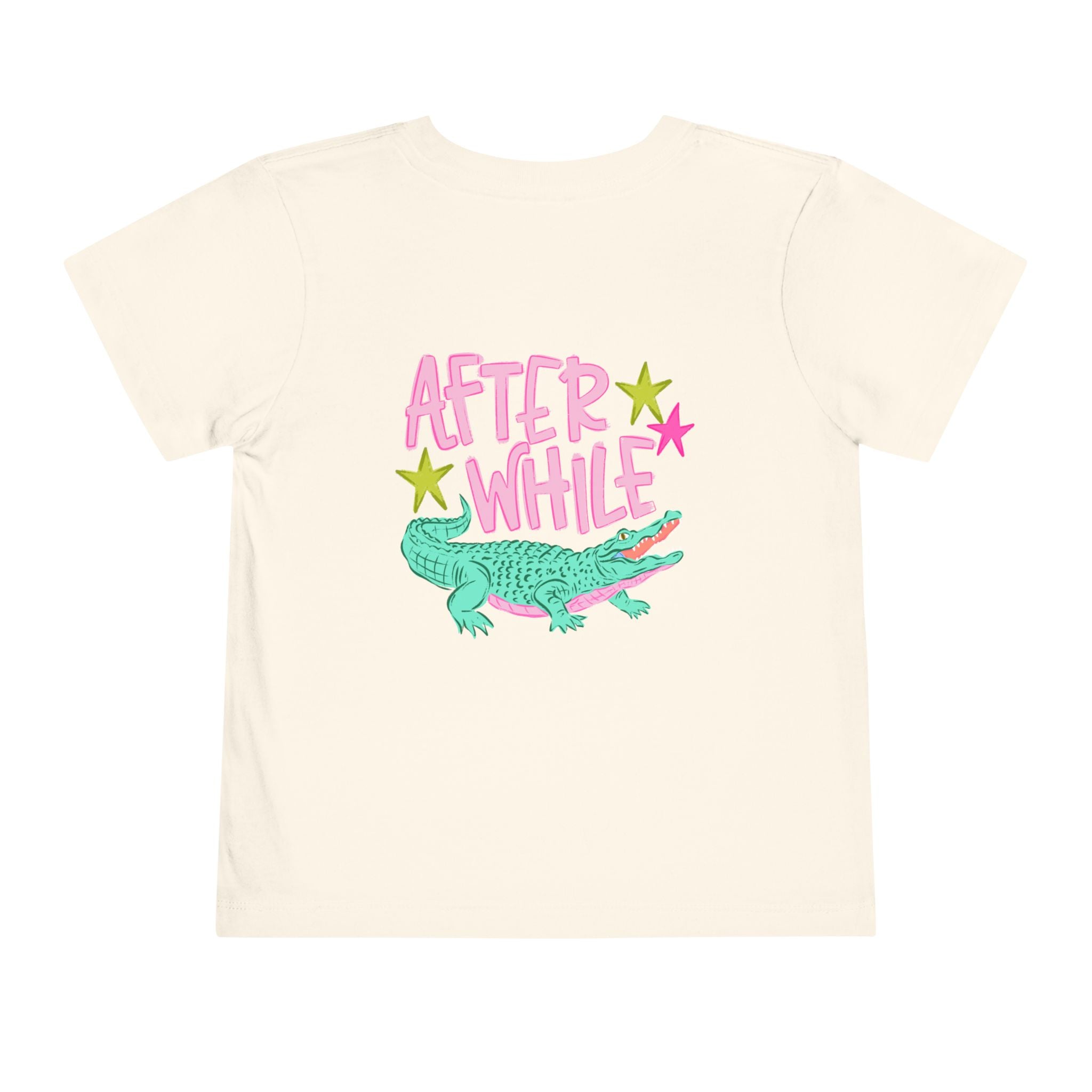 Toddler Tee — 'Later/After While' Cute Crocodile Graphic Shirt