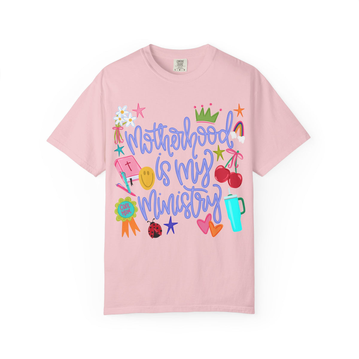 Motherhood is my Ministry purple font
