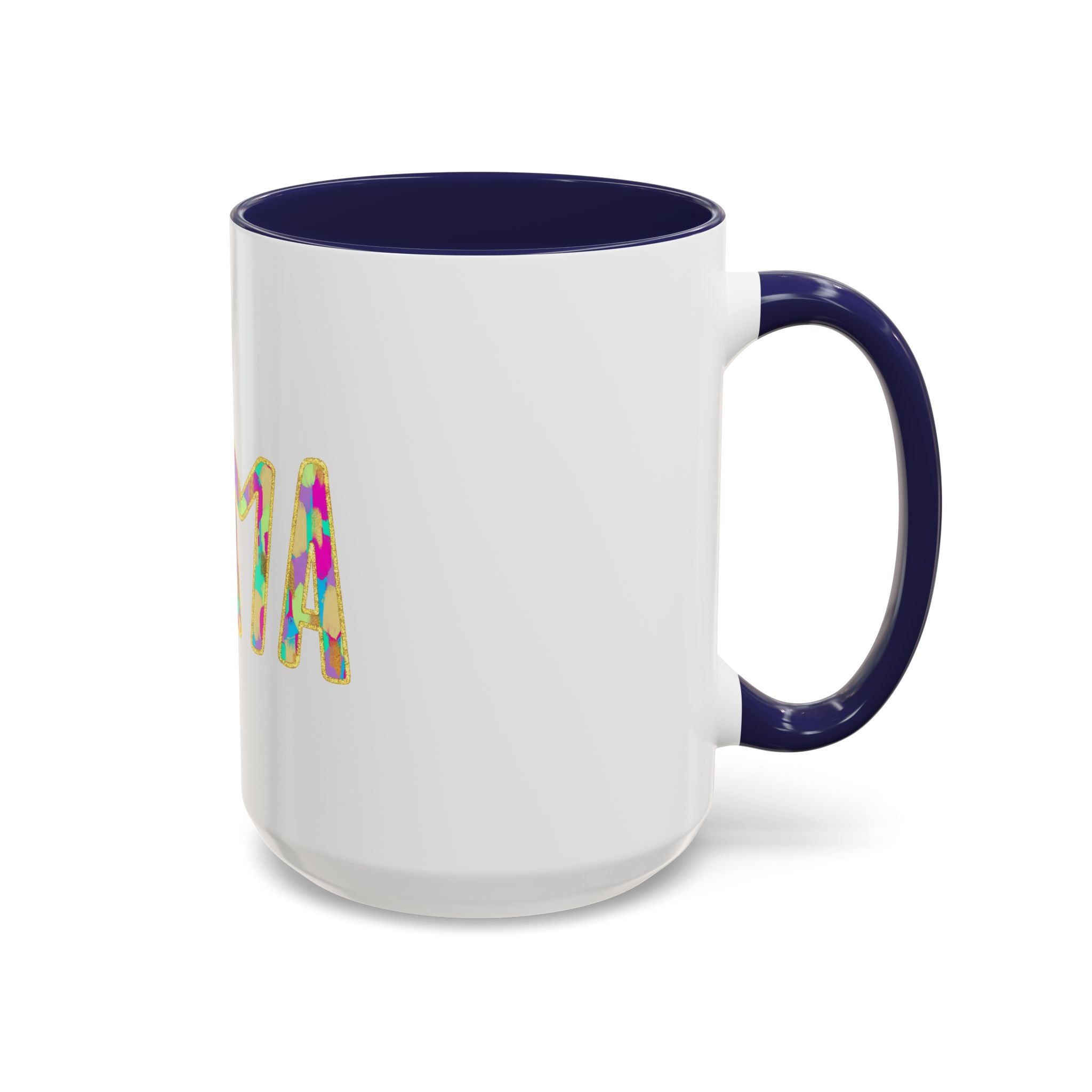 Mama Colorful Confetti Accent Coffee Mug — 11/15oz