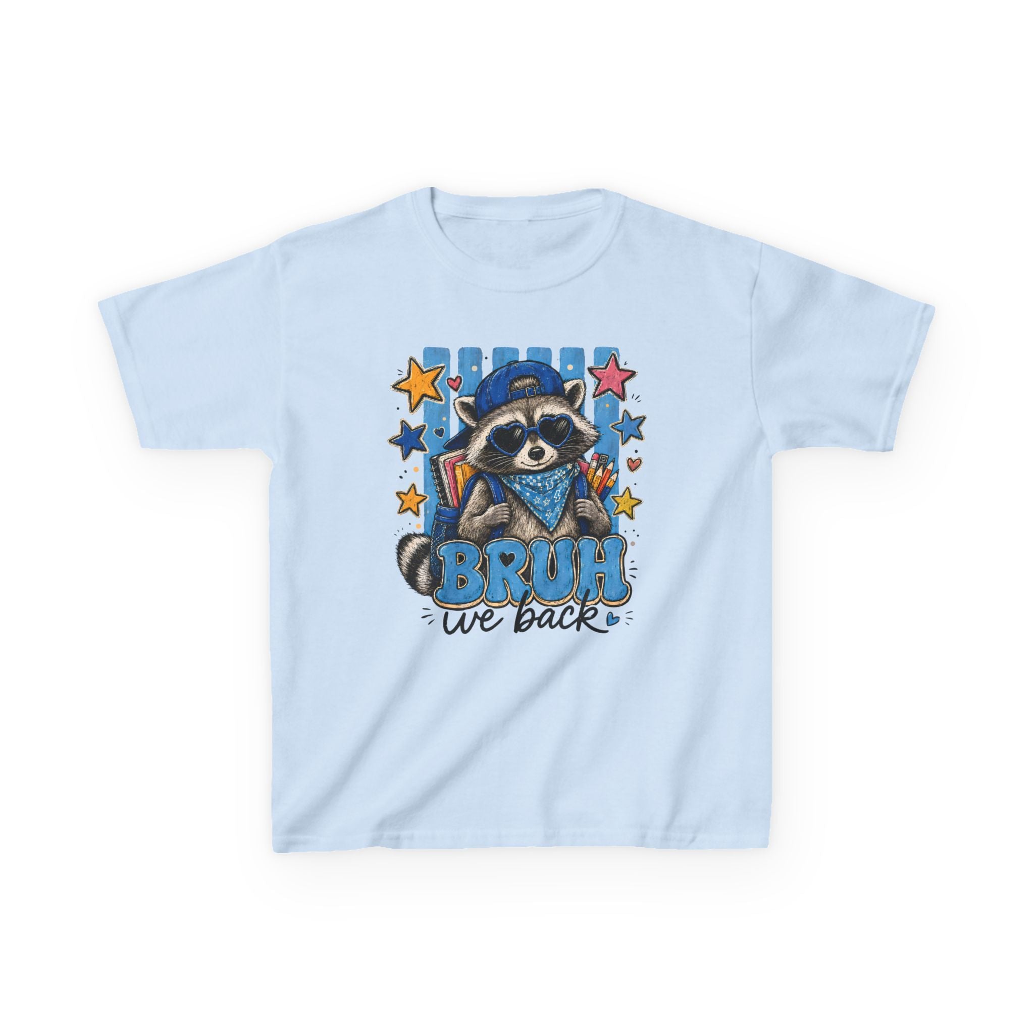 Kids 'Bruh We Back' Raccoon T-Shirt