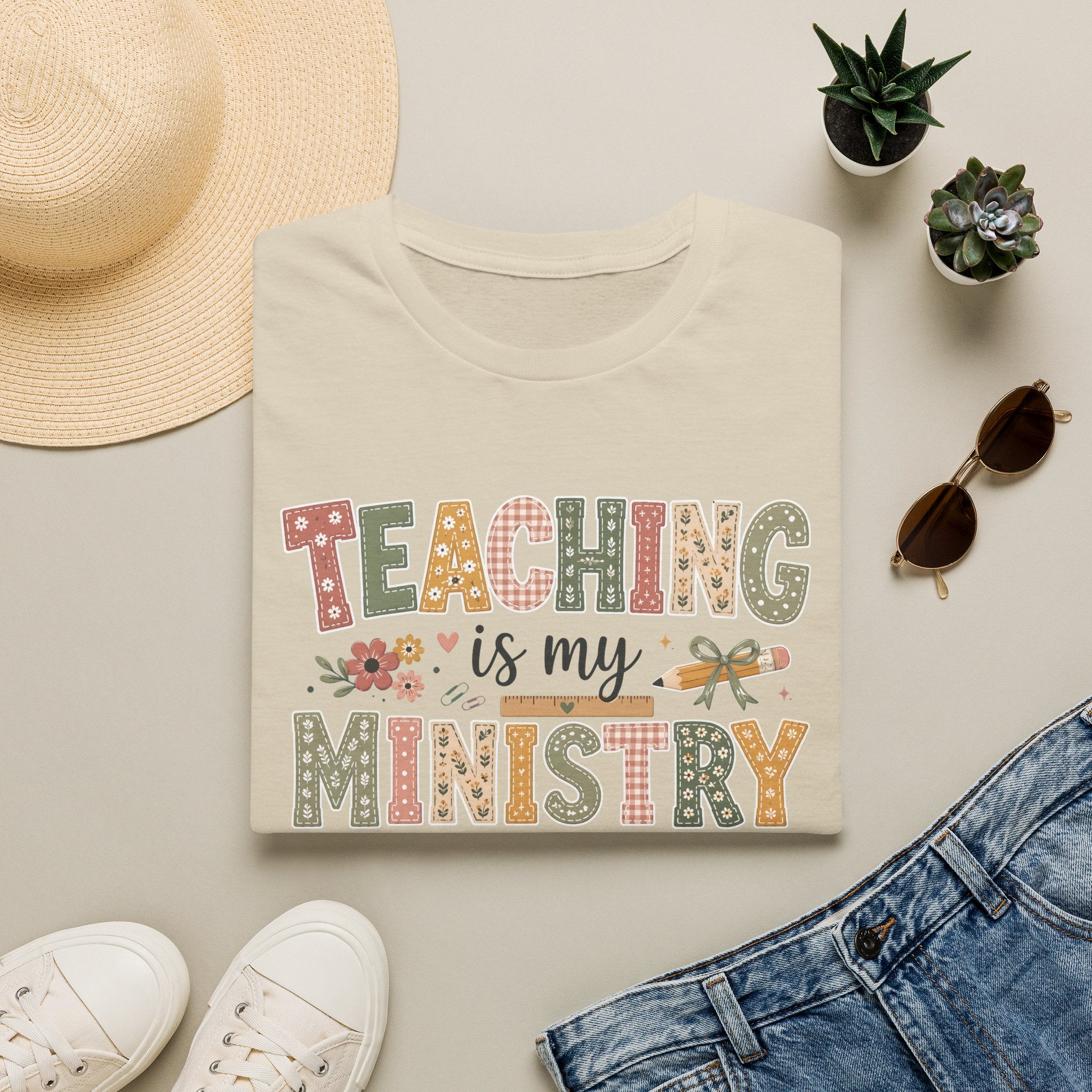 Teaching Is My Ministry T-Shirt — Faith-Based Teacher Gift