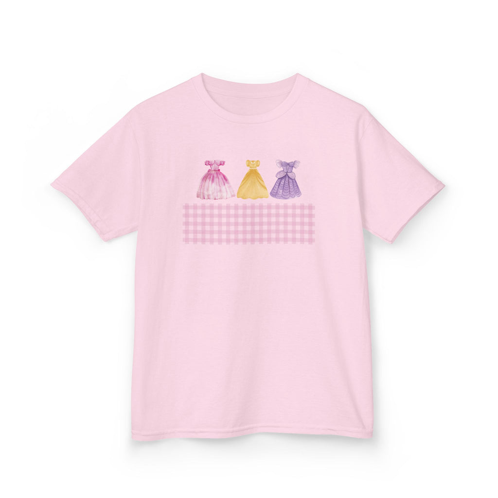 Girls Dance Dress Tee — Pink Yellow Purple Ballet Costume Kids Shirt