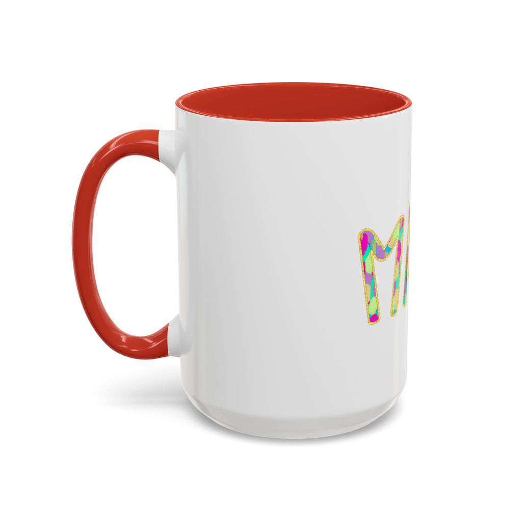 Mama Colorful Confetti Accent Coffee Mug — 11/15oz