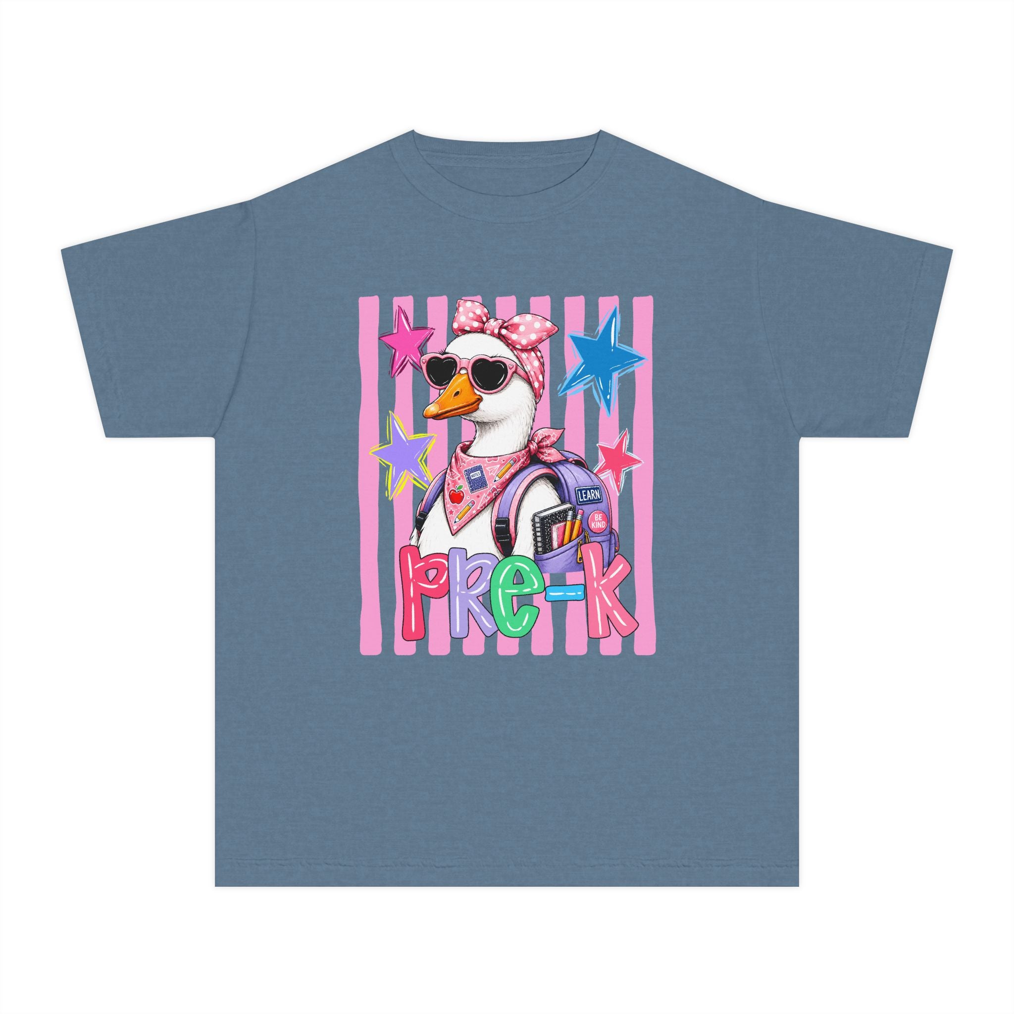 Pre-K Girl Duck Kids Tee — Cute Back-to-School Preschool Shirt