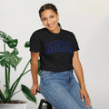 Mama Blue Graphic T-Shirt — Retro Collegiate Mom Tee