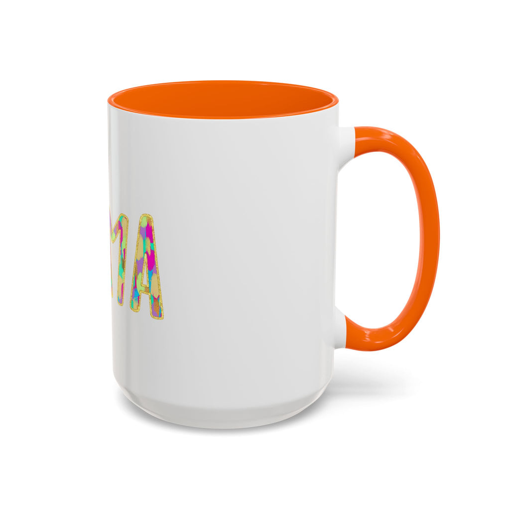 Mama Colorful Confetti Accent Coffee Mug — 11/15oz