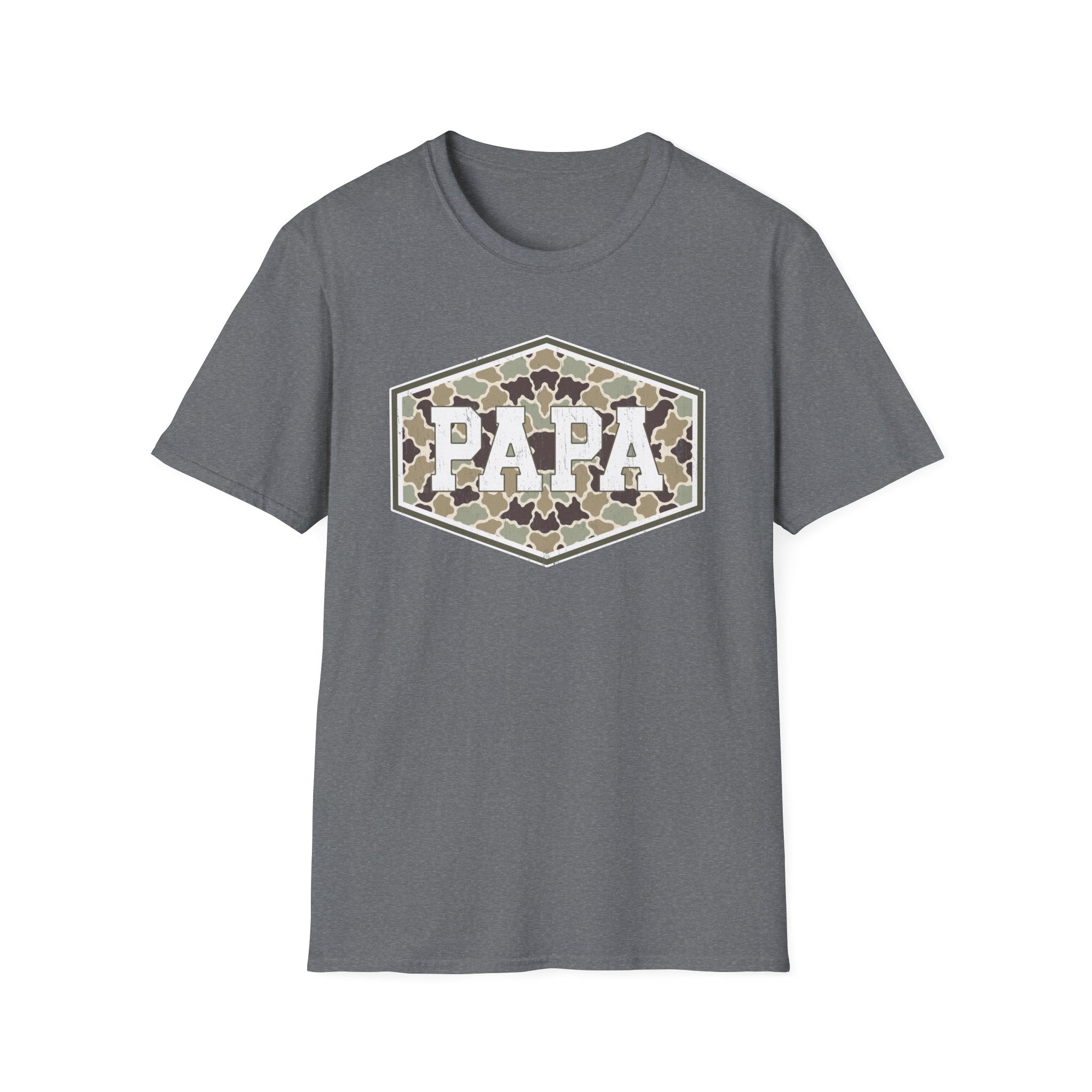 Papa Camo - Gildan Soft Style