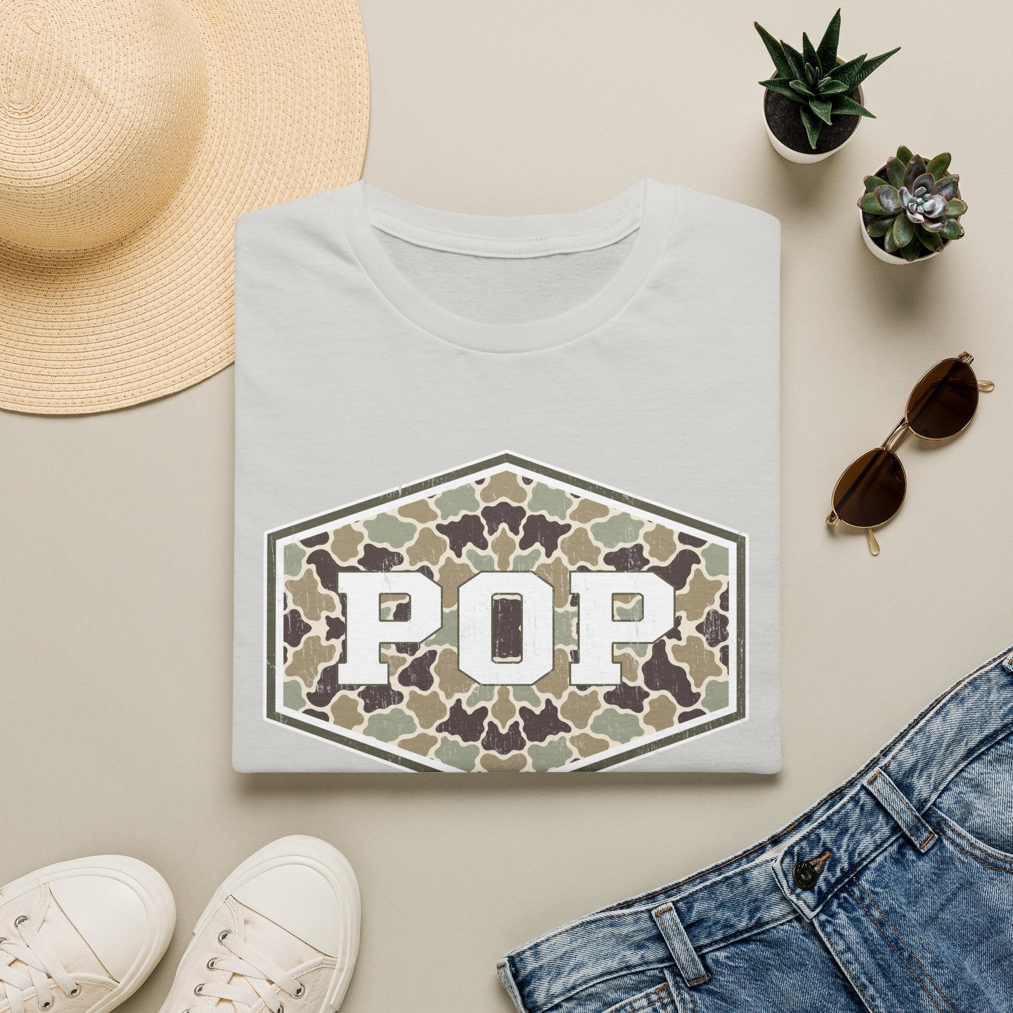 Camo 'POP' Tee — Military-Inspired Father's Day Gift