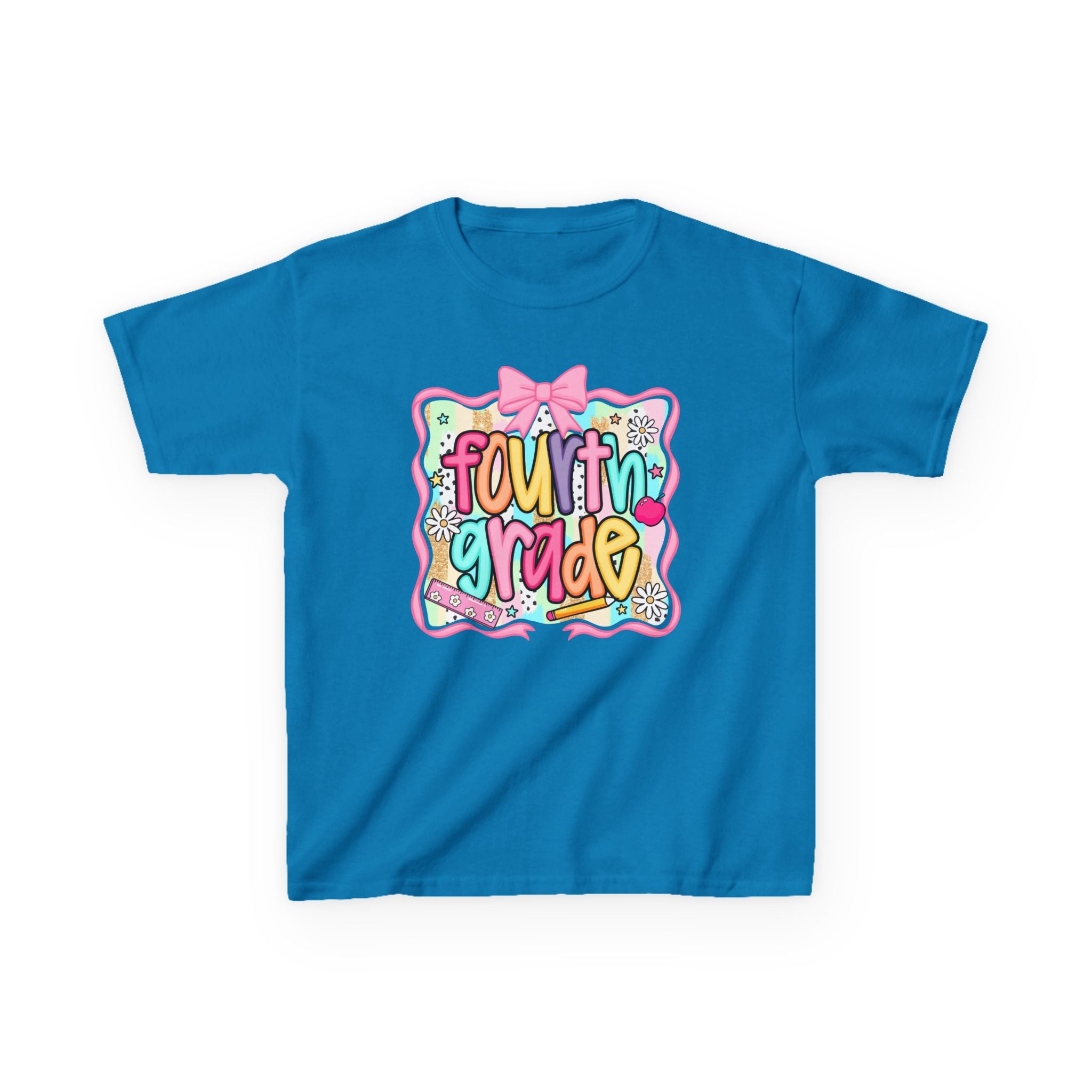 Fourth Grade Kids T-Shirt — Cute Colorful Back-to-School Shirt