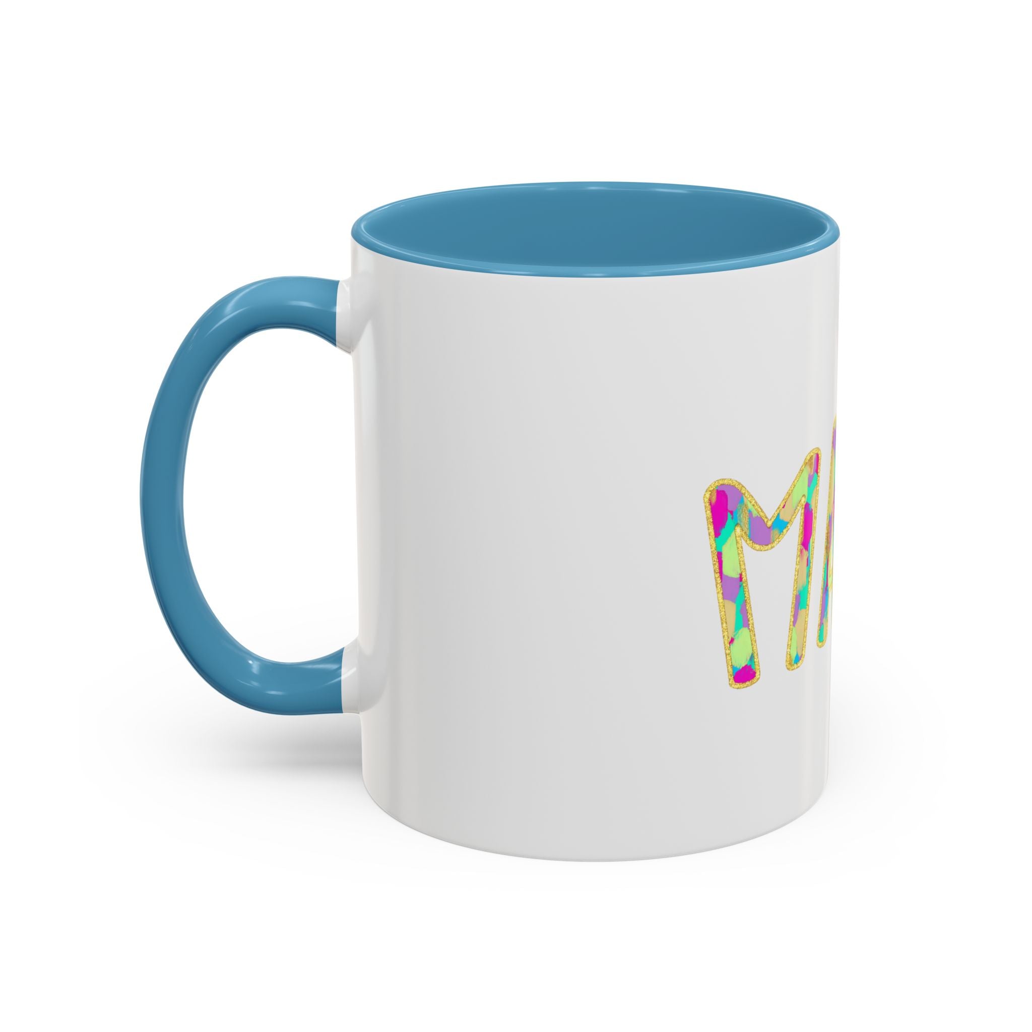 Mama Colorful Confetti Accent Coffee Mug — 11/15oz