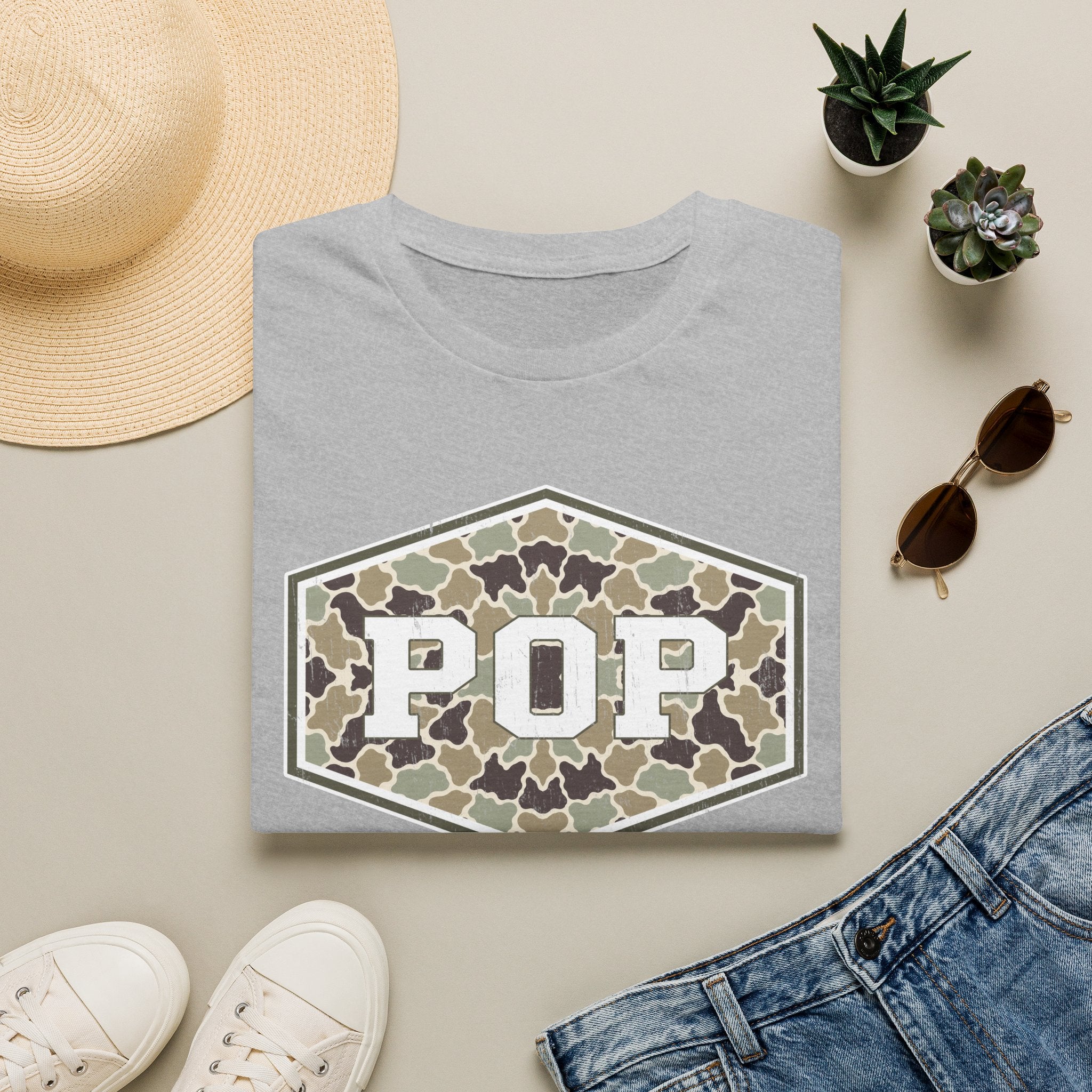 Camo 'POP' Tee — Military-Inspired Father's Day Gift