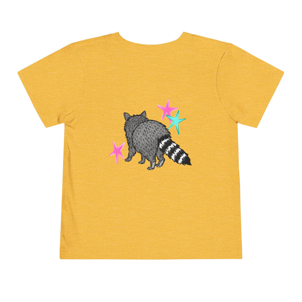 Toddler Tee — "See Ya Soon" Raccoon Graphic Shirt