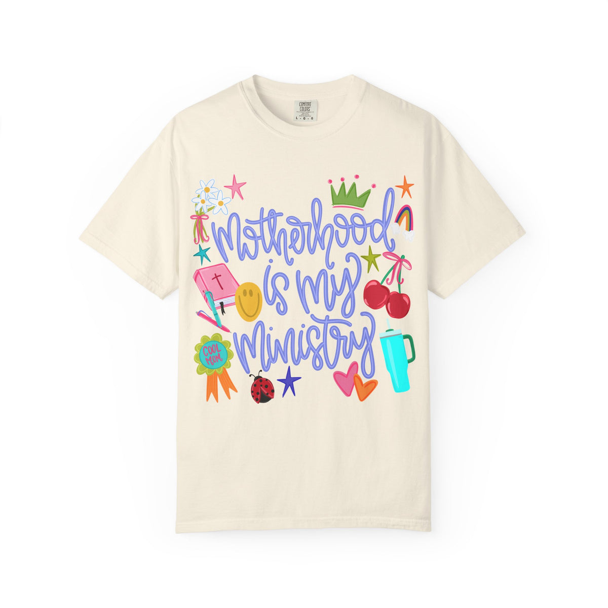 Motherhood is my Ministry purple font
