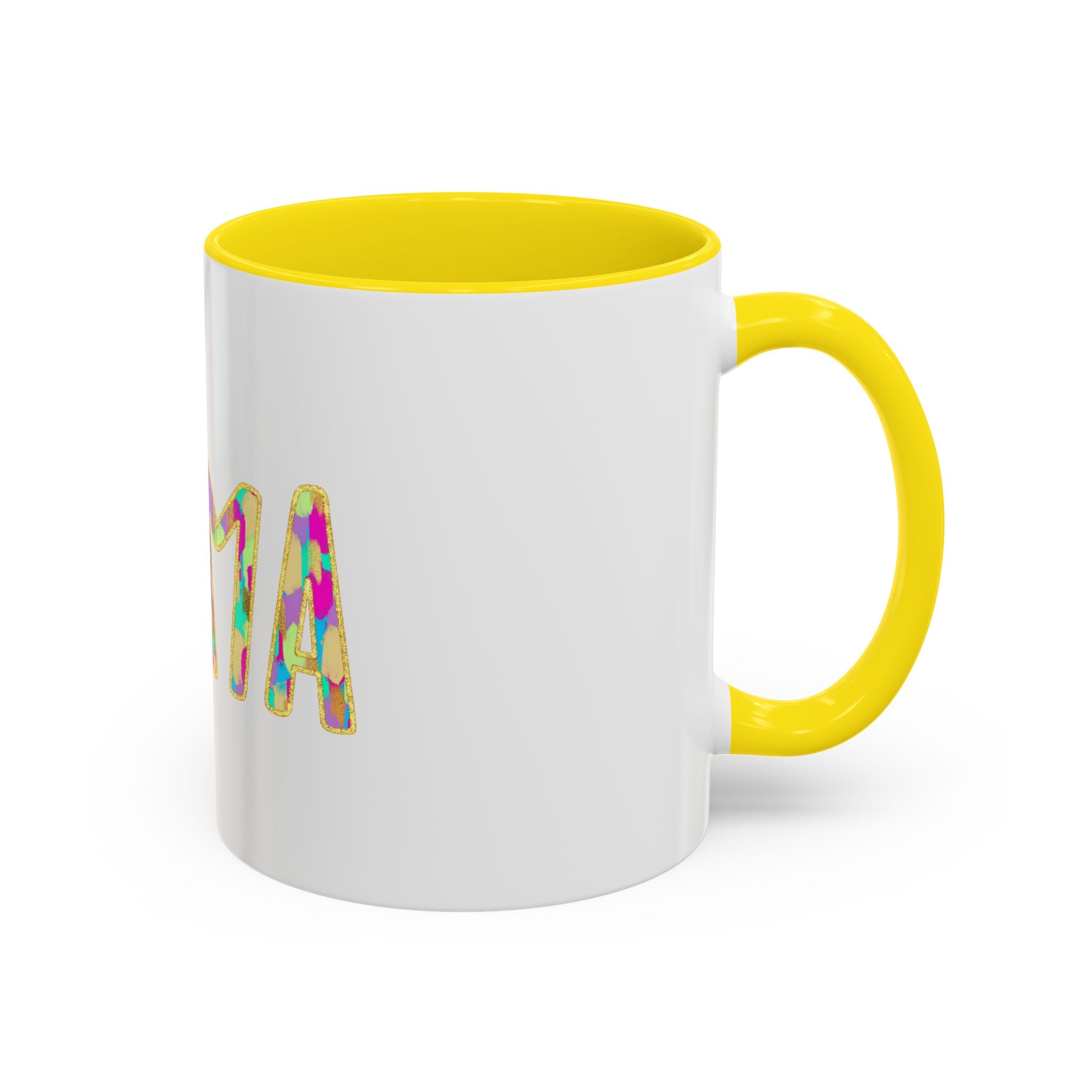 Mama Colorful Confetti Accent Coffee Mug — 11/15oz