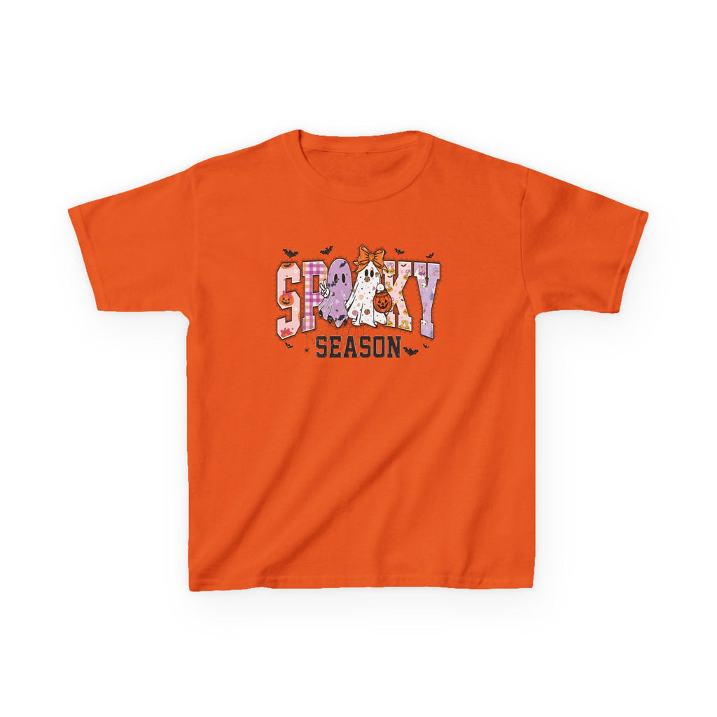 Kids Spooky Season Cute Ghost & Pumpkin Shirt