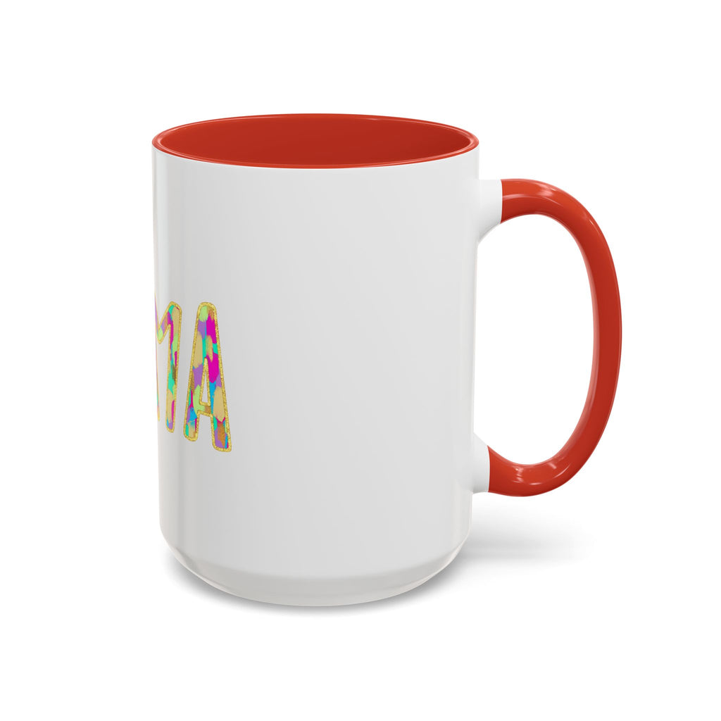 Mama Colorful Confetti Accent Coffee Mug — 11/15oz