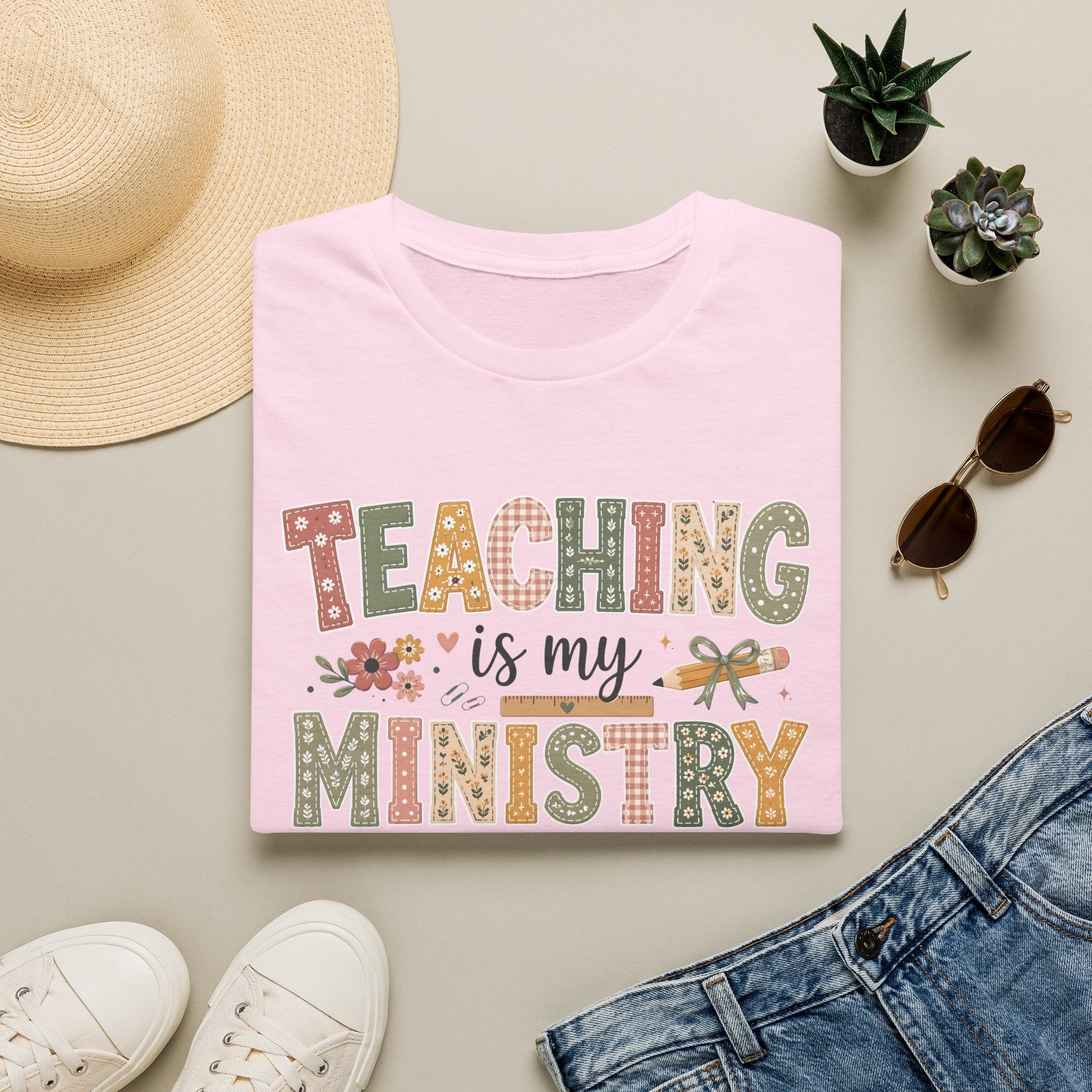 Teaching Is My Ministry T-Shirt — Faith-Based Teacher Gift