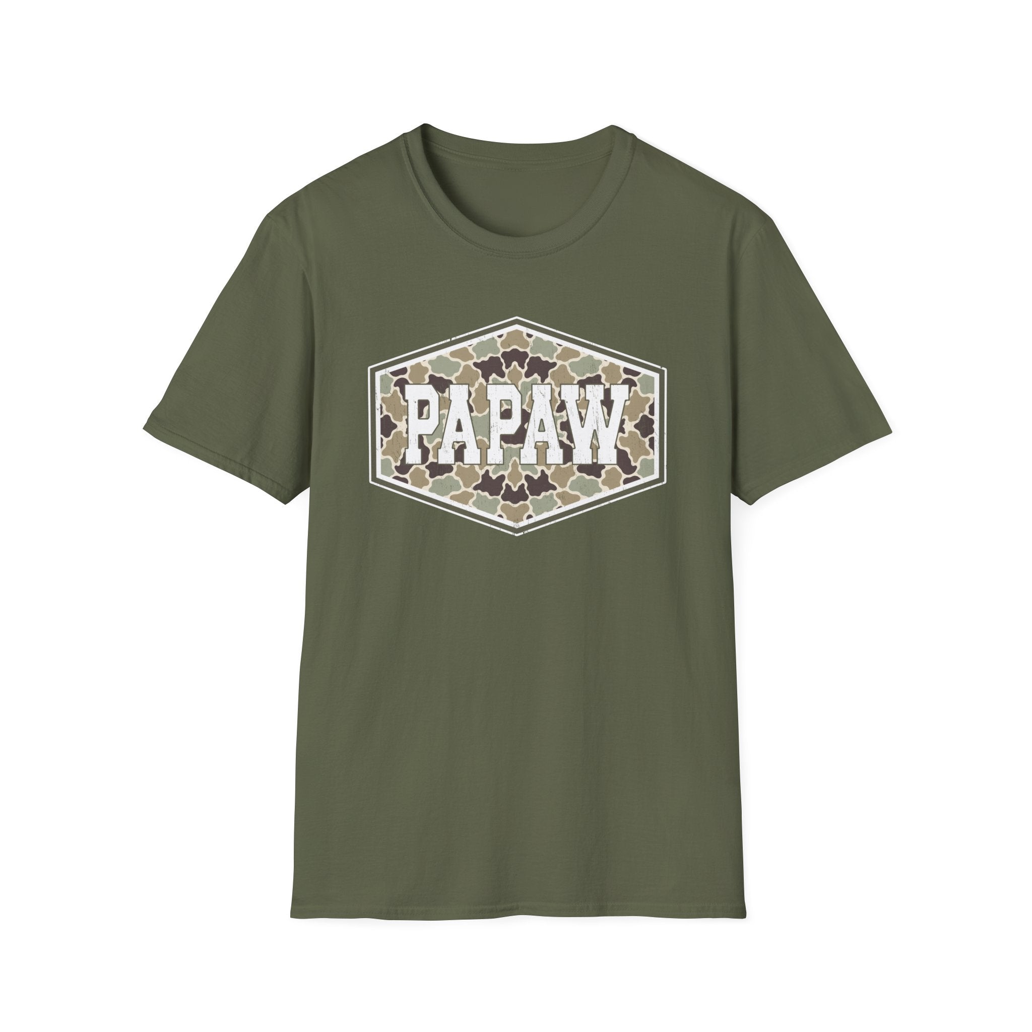 Papaw Camo- Gildan Soft Style