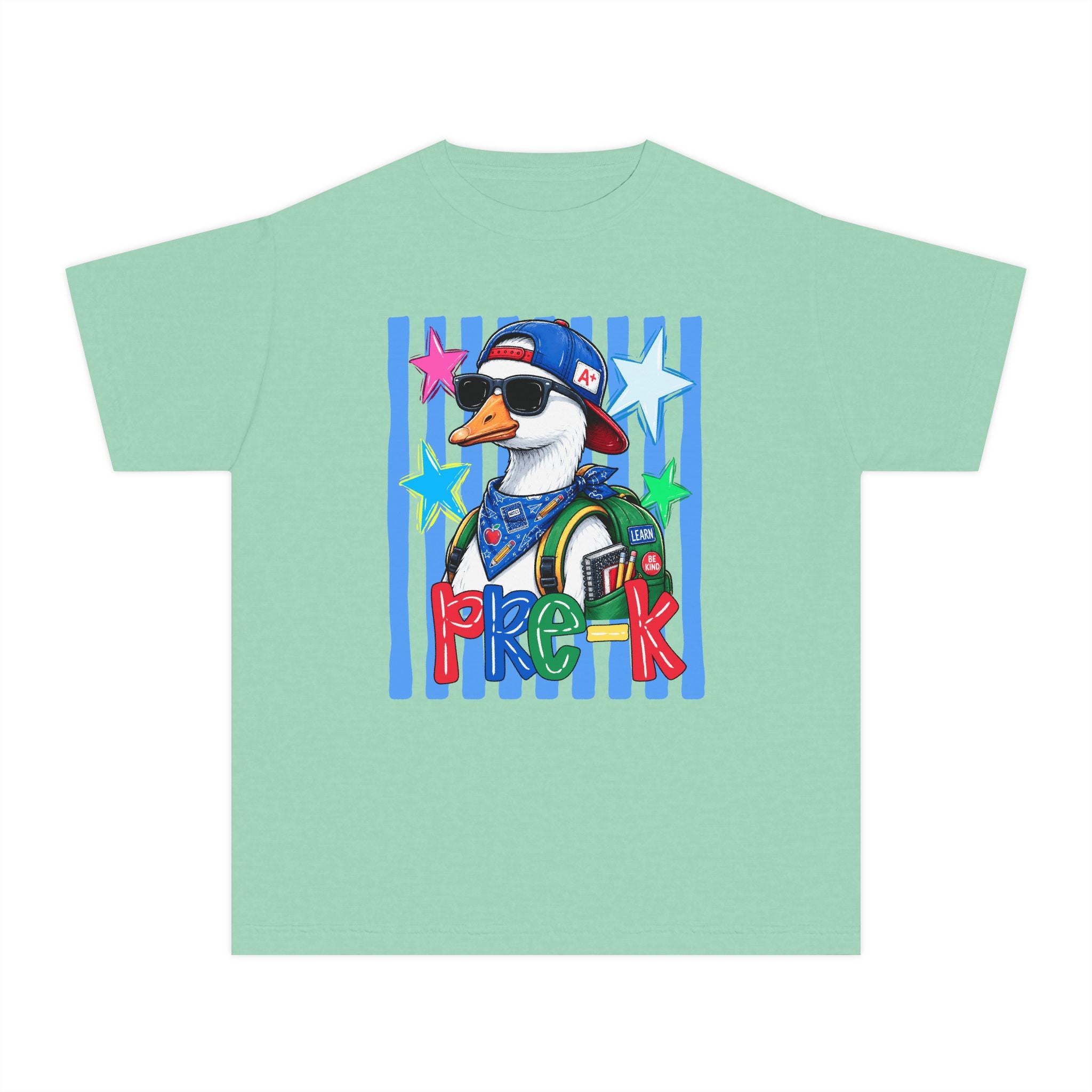 Pre-K Boy Duck Youth T‑Shirt - Cute Back-to-School Shirt for Preschoolers