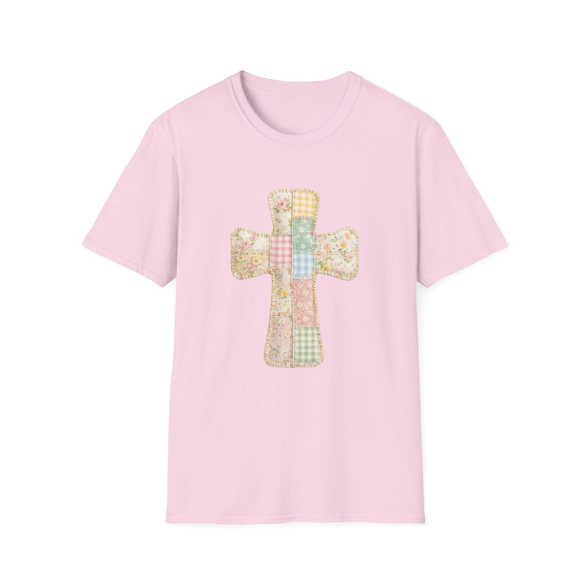 Patchwork Cross - Gildan Soft Style