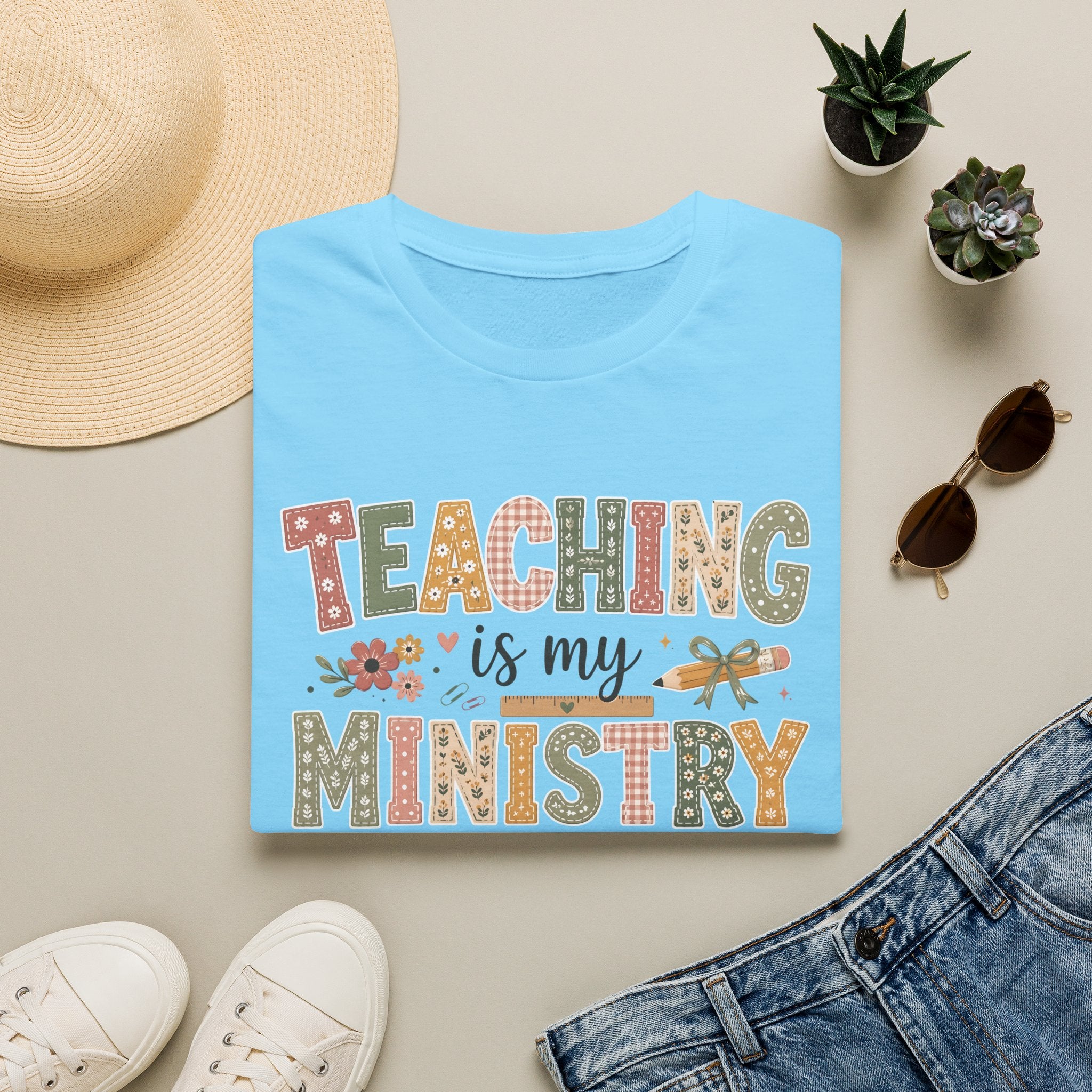 Teaching Is My Ministry T-Shirt — Faith-Based Teacher Gift