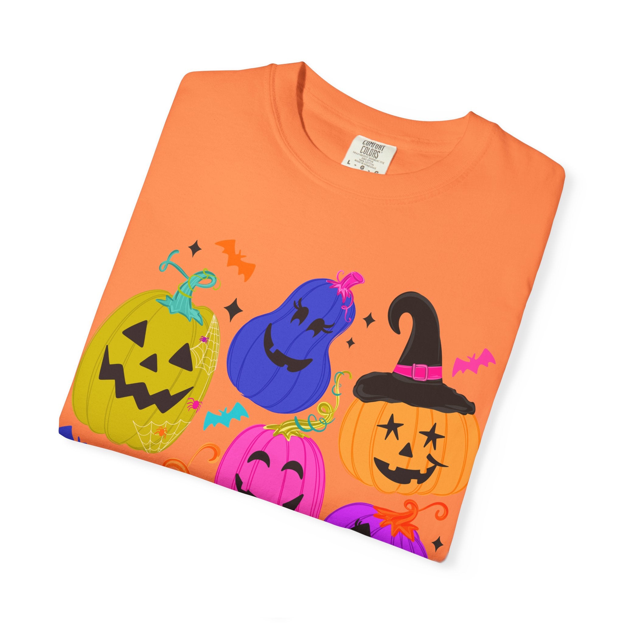 Colorful Jack-O'-Lantern Halloween T-Shirt