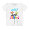 Kids Tee — "Jesus Loves the Little Children" Colorful Faith Shirt