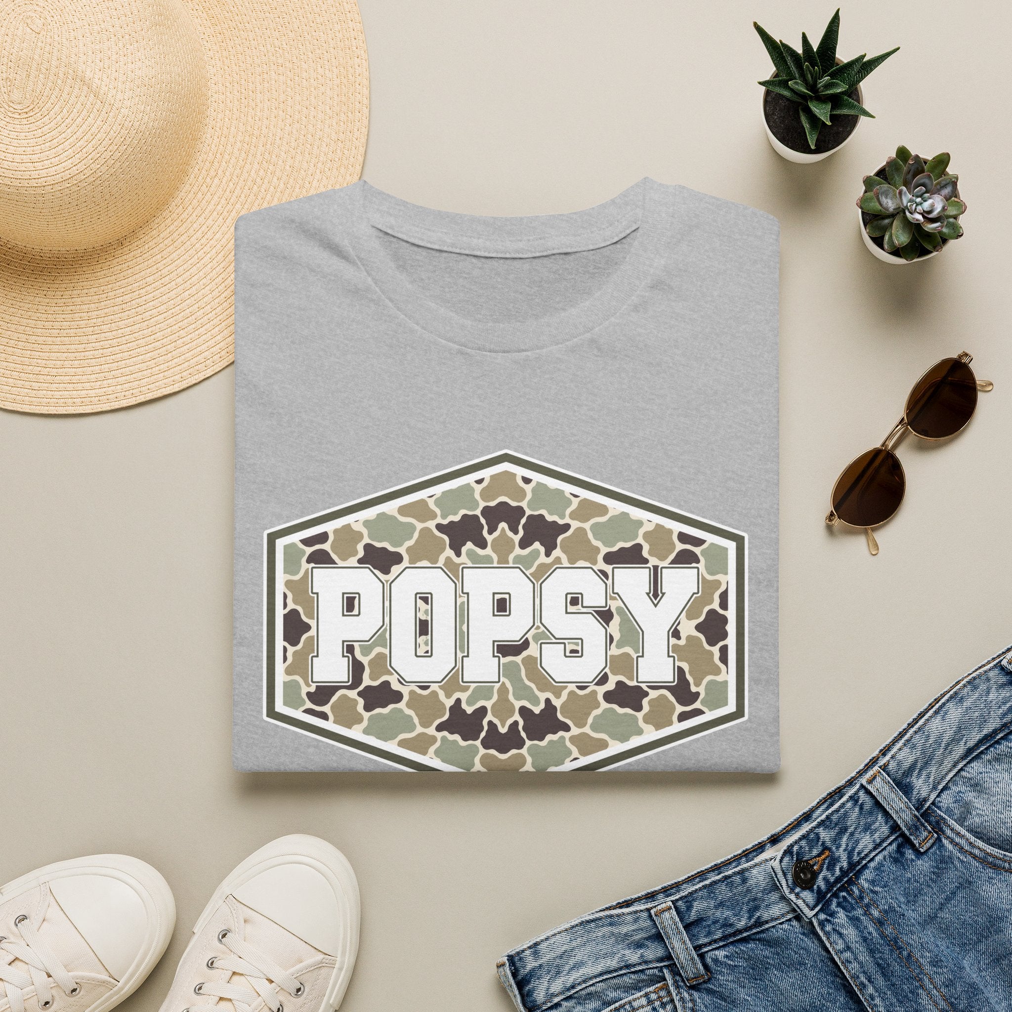 Popsy Camo Logo T-Shirt